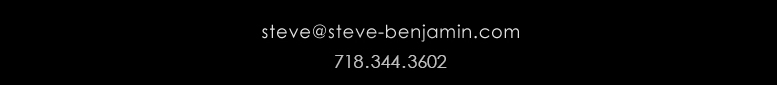 steve@steve-benjamin.com | 718.344.3602